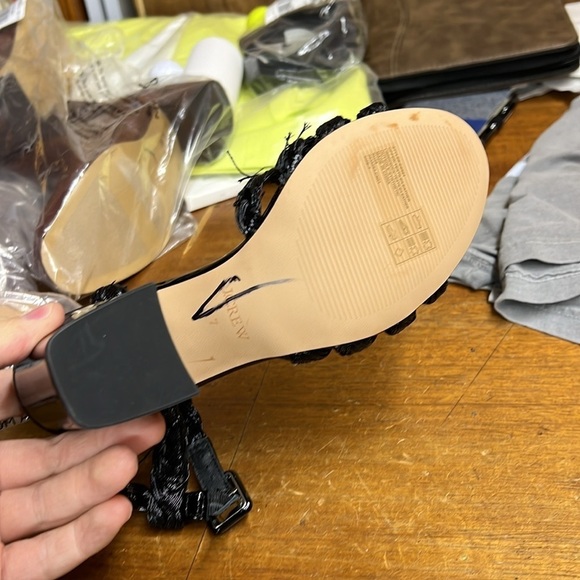 Used Maryam Nassir Zadeh X J.Crew braided block-heel sandals - Picture 10 of 10